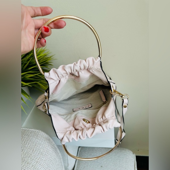 Zara | Ring handle pink shoulder bag - Picture 7 of 12
